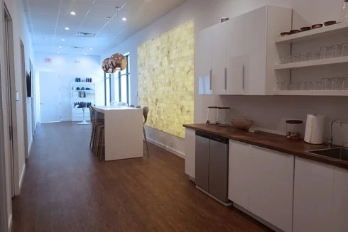 Kitchen area at Degree Wellness.